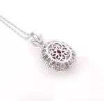 7ct Oval Ruby Necklace