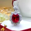 12ct Royal Oval Sapphire Necklace