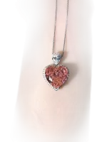 12ct Heart Aquamarine Pendant Necklace