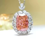 17ct Oval Padparadscha Necklace