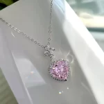 8ct Cherry Blossom Pink Necklace