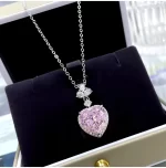 8ct Cherry Blossom Pink Necklace