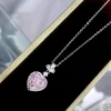 8ct Cherry Blossom Pink Necklace