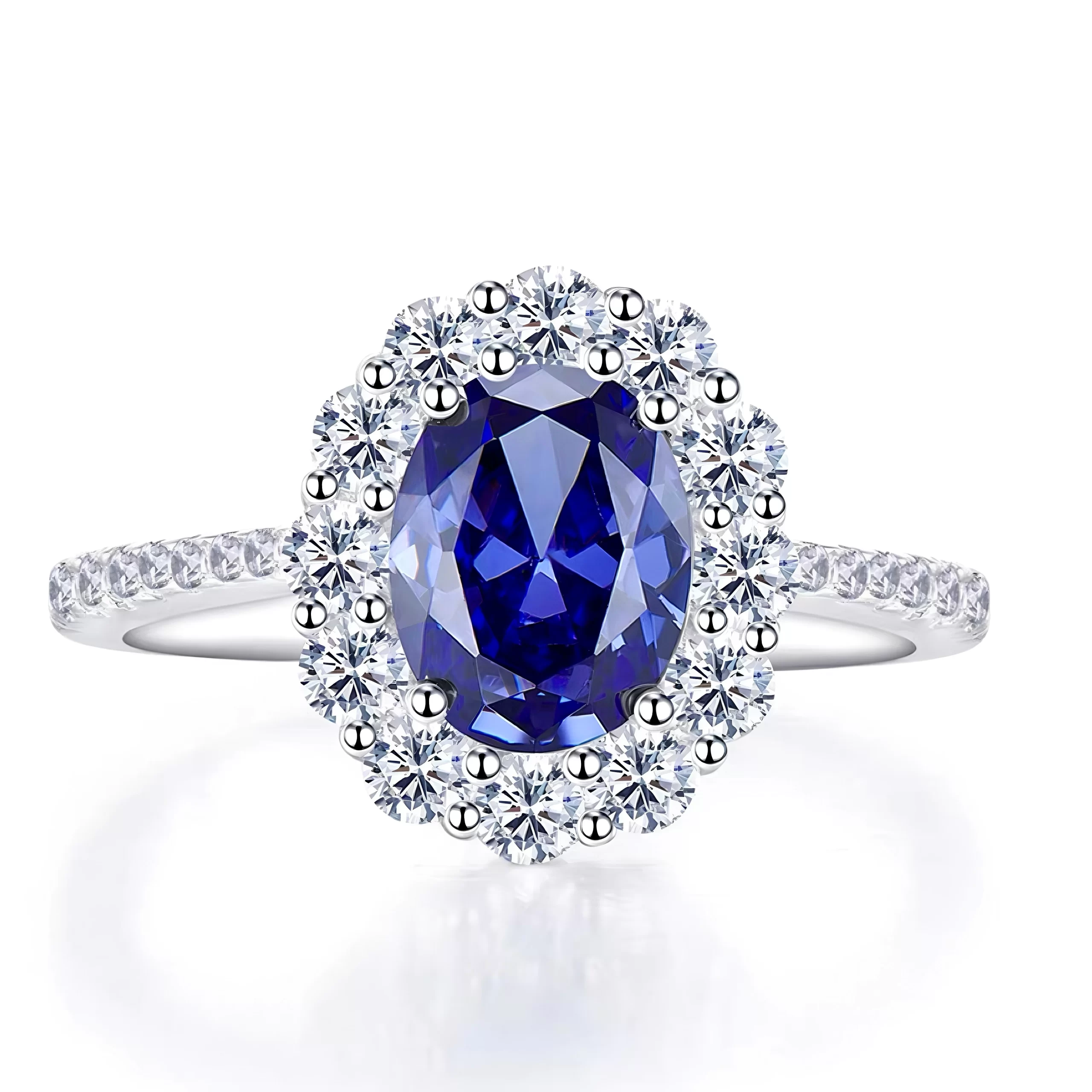 3ct Oval Sapphire Ring