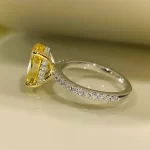 5ct Oval Citrine Ring