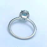 2ct Oval Aquamarine Ring