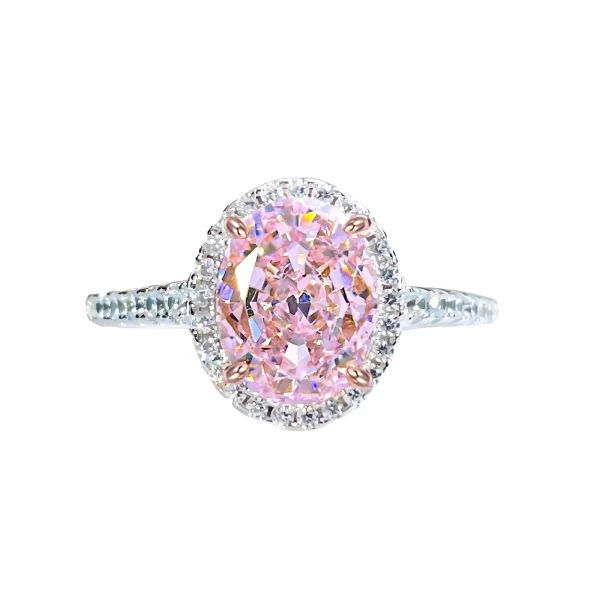 3ct Oval Pink Diamond Ring 3ct Oval Pink Diamond Ring