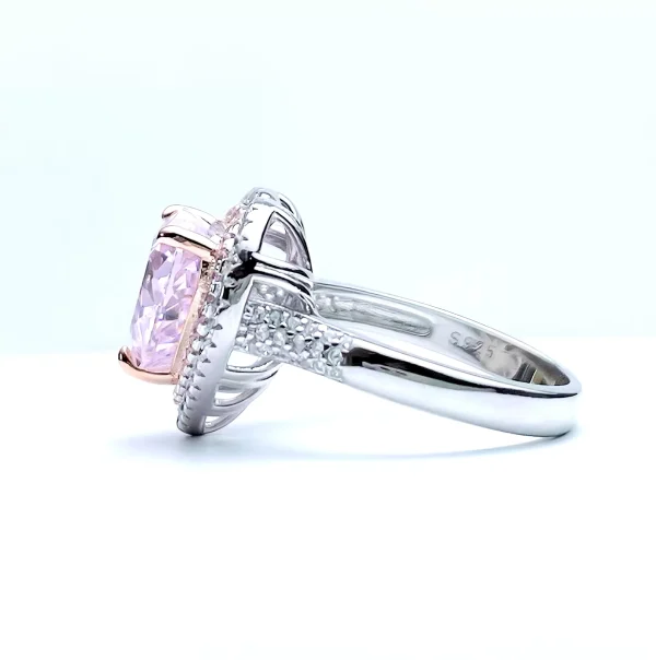 4ct Heart Pink Diamond Ring