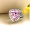 4ct Heart Pink Diamond Ring