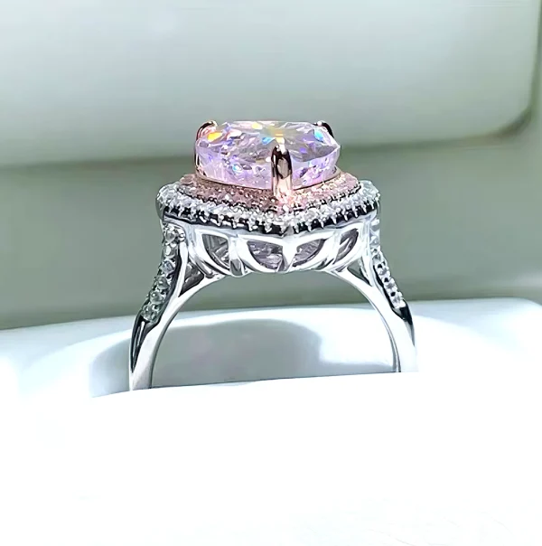 4ct Heart Pink Diamond Ring