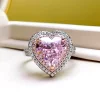 4ct Heart Pink Diamond Ring