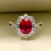 3ct Oval Ruby Ring 3ct Oval Ruby Ring