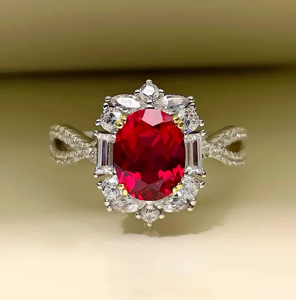 3ct Oval Ruby Ring 3ct Oval Ruby Ring