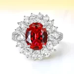 4ct Oval Ruby Ring