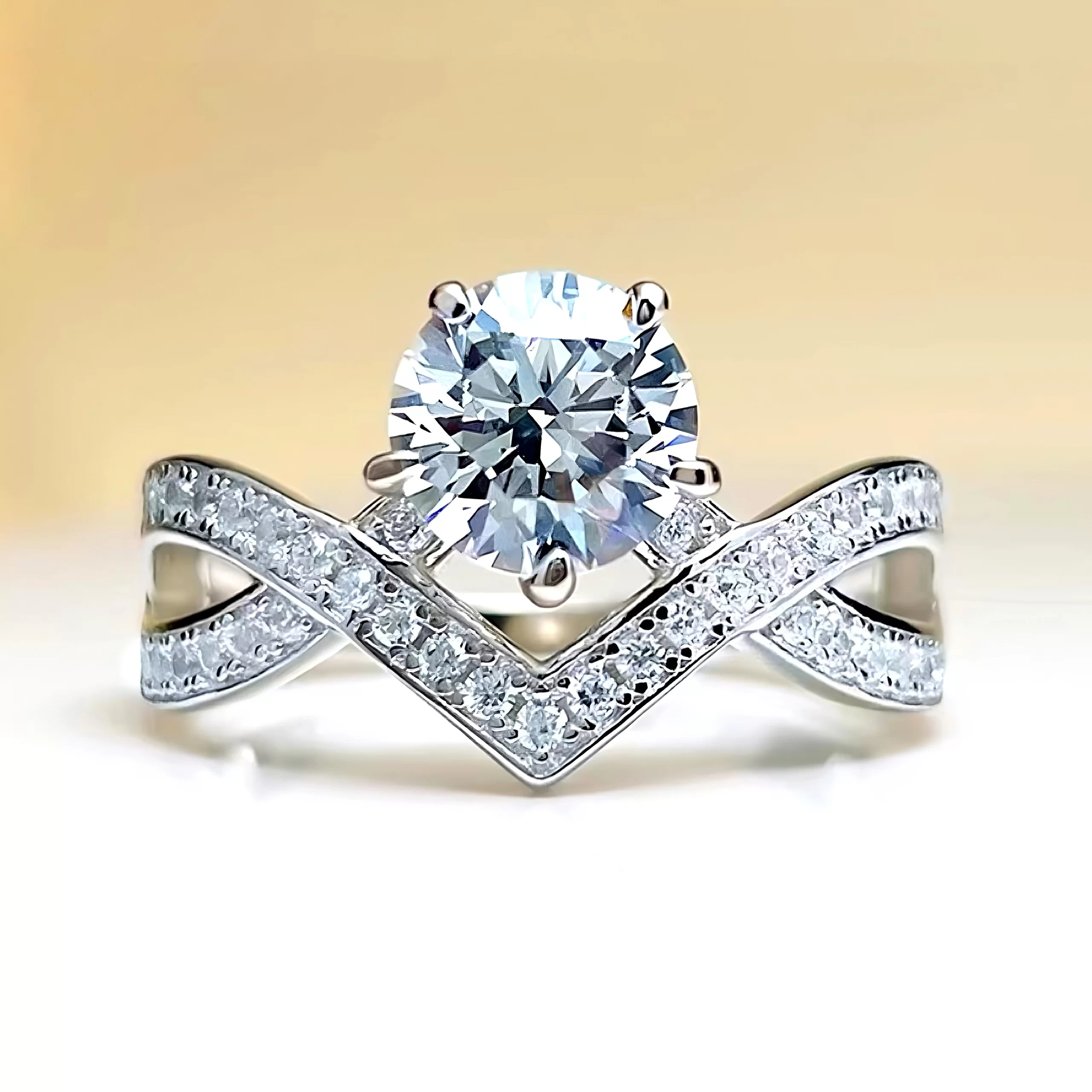 1.5ct Princess Round Diamond Ring