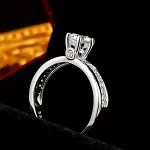 0.8ct Round Couple Diamond Ring