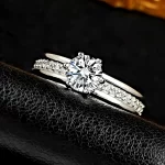 0.8ct Round Couple Diamond Ring