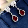 3ct Teardrop Ruby Stud Earrings 3ct Teardrop Ruby Stud Earrings