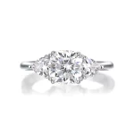 Moissanite 1.6carat Cushion Diamond Ring