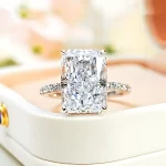 8ct Radiant Cut Diamond Ring