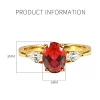 2ct Three Stones Ruby Ring