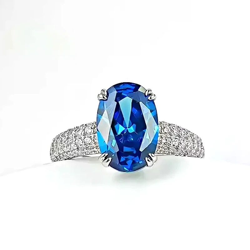 5ct Oval Sapphire Ring