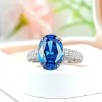 5ct Oval Sapphire Ring