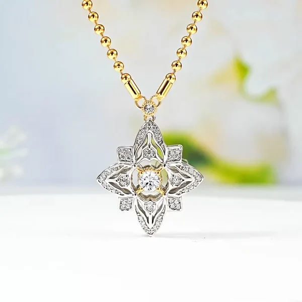 S925 Sterling Silver Diamond Necklace S925 Sterling Silver Diamond Necklace