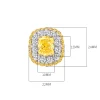 Luxurious 8ct Halo Citrine Ring Luxurious 8ct Halo Citrine Ring