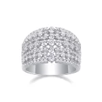 Moissanite Layered Diamond Ring