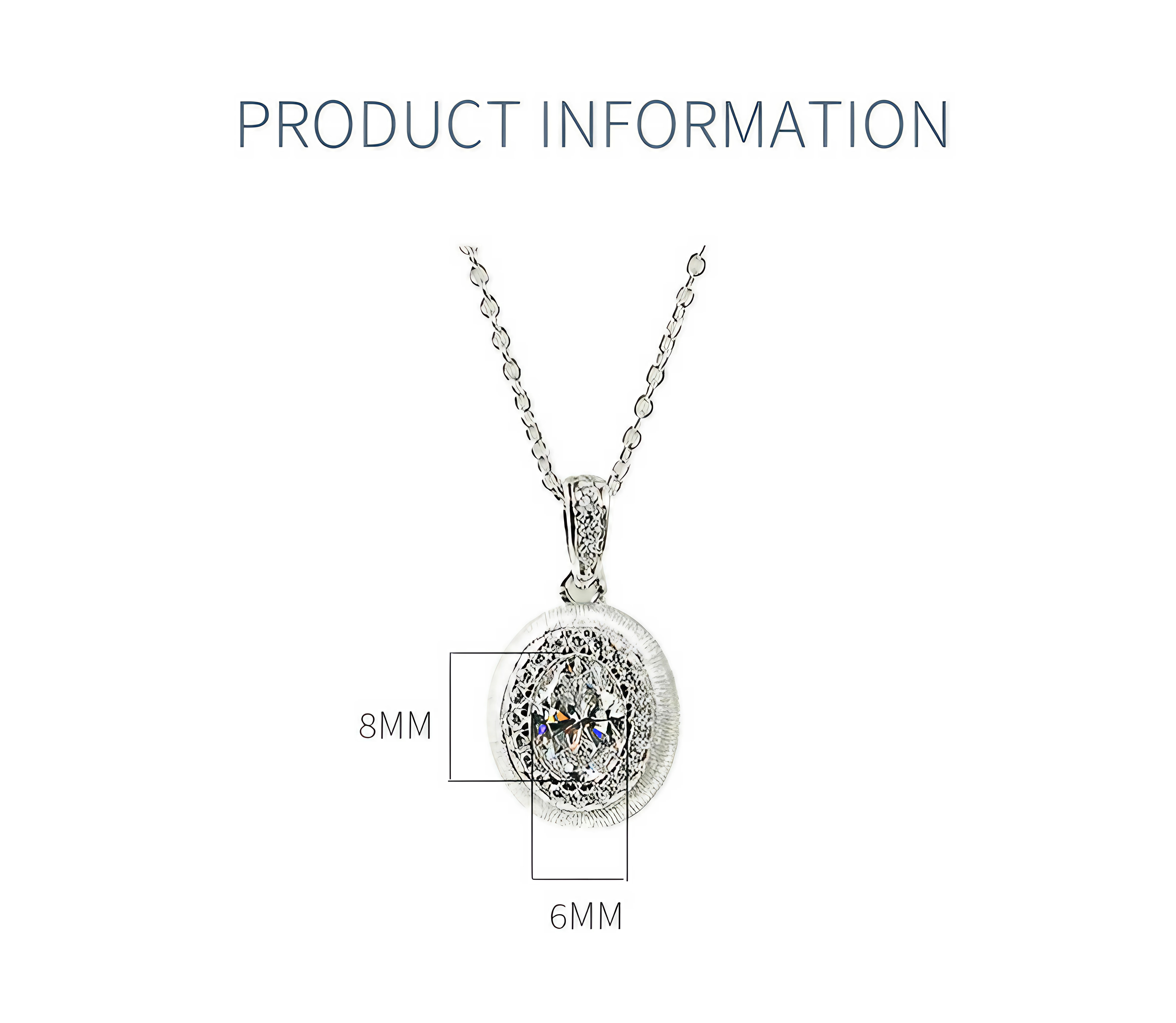 2ct Crushed Ice Diamond Necklace