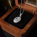 2ct Crushed Ice Diamond Necklace