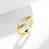 Moissanite 1.0carat Gold Oval Diamond Ring