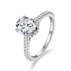 Moissanite Vintage 2.0carat Oval Diamond Ring Moissanite Vintage 2.0carat Oval Diamond Ring