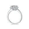 Moissanite Halo 1.0carat Diamond Ring
