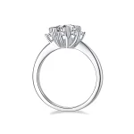 Moissanite Halo 1.0carat Diamond Ring