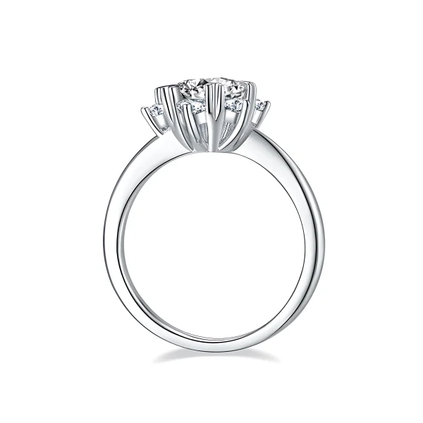 Moissanite Halo 1.0carat Diamond Ring