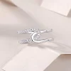 Moissanite Love Knot Diamond Ring Moissanite Love Knot Diamond Ring