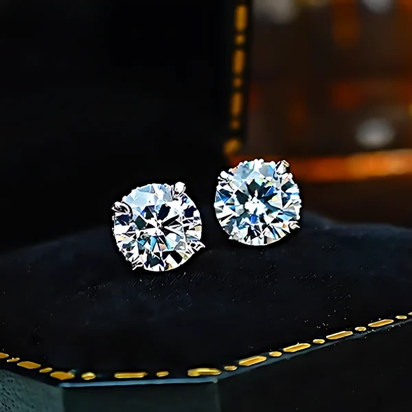 1.5ct Round Diamond Earrings
