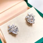 1.5ct Heart Diamond Earrings