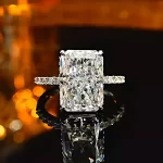 8ct Radiant Cut Diamond Ring