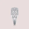 Moissanite Four Leaf Clover Diamond Ring