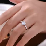 Halo Setting Heart Diamond Ring