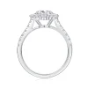 Moissanite Halo 1.0carat Round Diamond Ring Moissanite Halo 1.0carat Round Diamond Ring