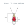 2ct Oval Ruby Necklace 2ct Oval Ruby Necklace