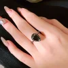 3ct Black Halo Pear Diamond Ring 3ct Black Halo Pear Diamond Ring