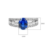 2ct Oval Sapphire Ring