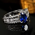 2ct Oval Sapphire Ring