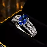 2ct Oval Sapphire Ring