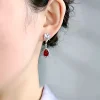 3ct Teardrop Ruby Stud Earrings 3ct Teardrop Ruby Stud Earrings